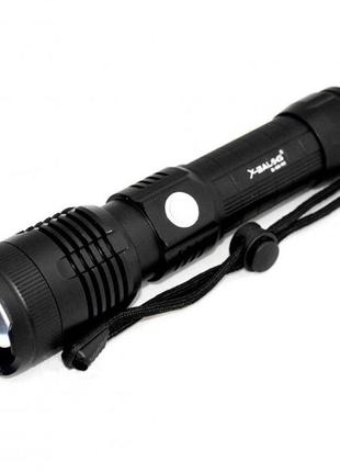 Ліхтар акумуляторний x-balog bl-b88-p90, яскравий ліхтарик, якісний ліхтарик, потужний ручний ліхтарик