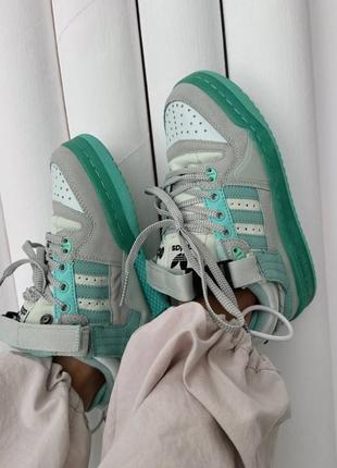 Кросівки adidas forum x bad bunny mint premium1 фото