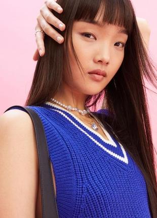 Вязаный жилет h&m 4