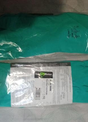 Перчатки нитриловые защитные safe worker 100%nitril 5800+подарок one size5 фото