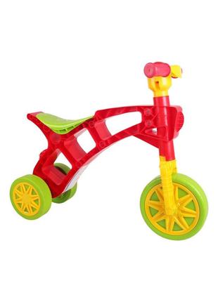 Детский беговел каталка "ролоцикл" технок 3831txk(red) красный1 фото