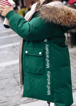 Зимняя куртка пальто детское2 фото