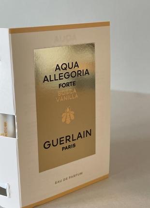 Aqua allegoria forte bosca vanilla от guerlain
