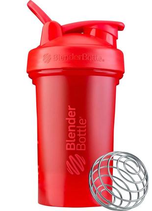 Шейкер спортивний blenderbottle classic loop pro 20oz/590ml red (500382)1 фото