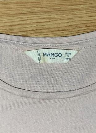 Хлопковый лонгслив mango на девочку3 фото