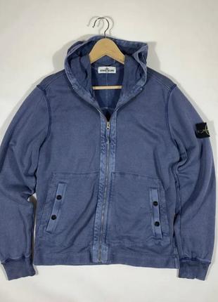 Stone island худі зіп чоловіча світшот m розмір вінтаж a/w 2013