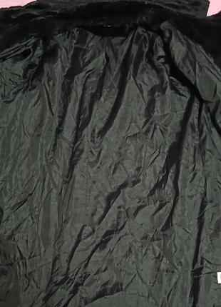 Черная эко шубка 50 р2 фото