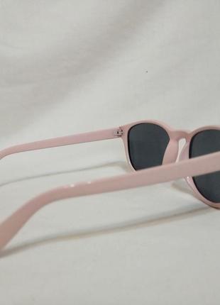 Сонцезахисні окуляри ретро вінтаж оправа пудрового кольору+подарунок4 фото