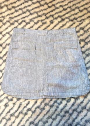 Стильна лляна спідниця next