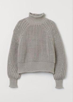 В'язаний теплий светр оверсайз об'ємний вязаный теплый свитер объемный джемпер пуловер1 фото