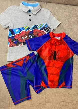 Набор костюм и тенниска spiderman marvel 💙❤️