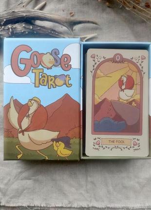 Гадальні карти goose tarot гадальні карти з гусем яскраве таро розмір стандартний