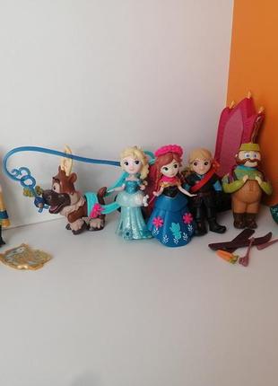 Фігурки ельзи, анни, крістофа, свена та окена від hasbro disney frozen