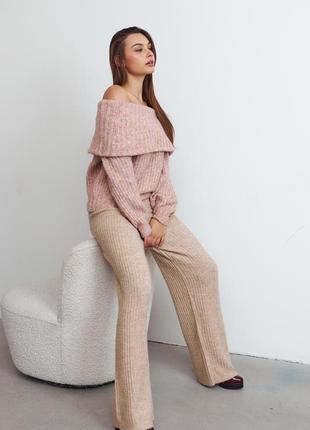 Новая коллекция от h&m нежный свитер с открытыми плечами  шерсть премиум линия5 фото
