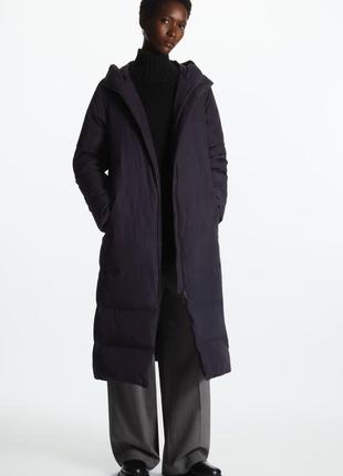 Long hooded puffer coat cos new arrivals