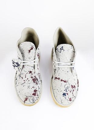 Clarks новые замшевые ботинки, дезерты (43) 2