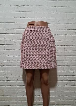 Красивая тёплая мини юбка