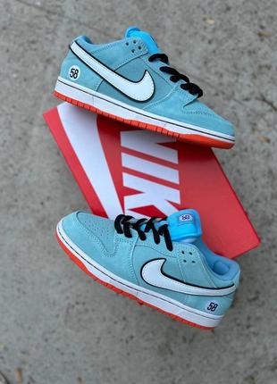 Чоловічі кросівки nike sb dunk low club 58 gulf блакитні