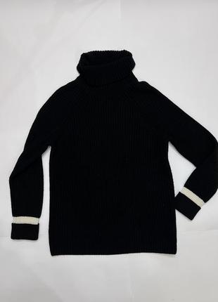 Теплый шерстяной свитер с горлом reiss7 фото