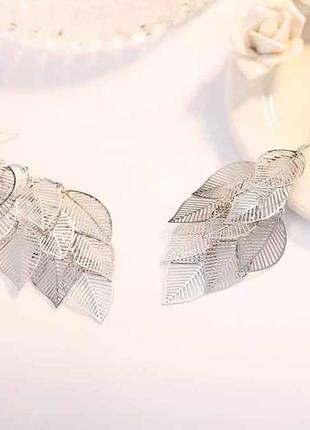 Сережки срібні