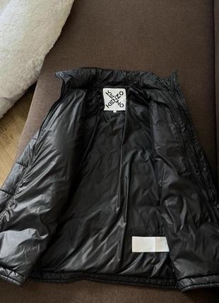 Куртка kenzo оригинальная черная с капюшоном5 фото