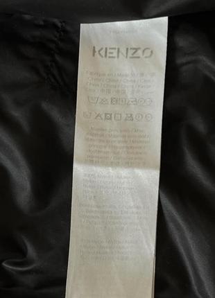 Куртка kenzo оригинальная черная с капюшоном7 фото
