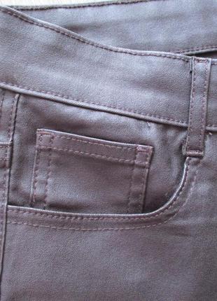 Calzedonia (xs) брюки штани жіночі з ефектом шкіри5 фото