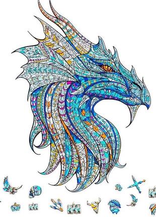 Дерев'яні пазли kaayee — головоломка-воїн-дракон, дерев'яна головоломка із зображенням тварин унікальної ф