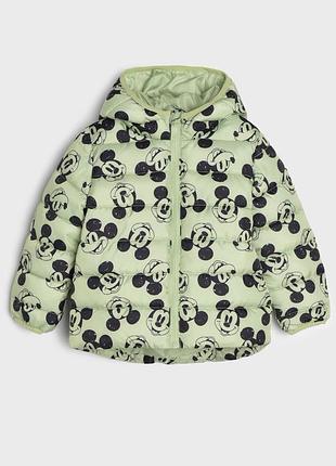 1-2/2-3 р нова фірмова демісезонна стьобана куртка легке утеплення міккі маус disney sinsay
