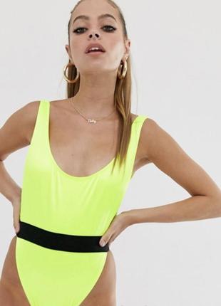 Неоновий купальник asos6 фото