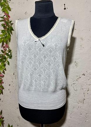 Жилетка топ без рукавов термобелье ❄️ thermolactyl by damart ❄️ размер ml