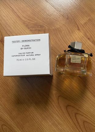 Женские духи gucci flora by gucci eau de parfum (тестер) 75 ml.1 фото