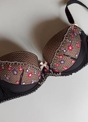 34d / 75d чудовий бюстгальтер балконет з пуш-ап marks & spencer