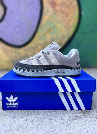 Трендові чоловічі кросівки adidas adimatic neighborhood grey сірі