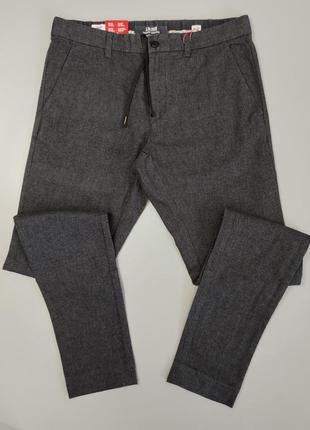 Мужские стильные зауженные брюки брюки брюки slim fit s.oliver, р.m/l2 фото