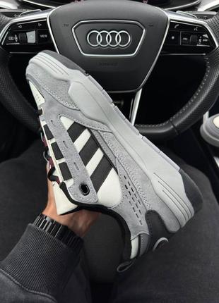 Мужские серые кроссовки на весну в стиле adidas adi2000 🆕 замшевые кеды адидас6 фото