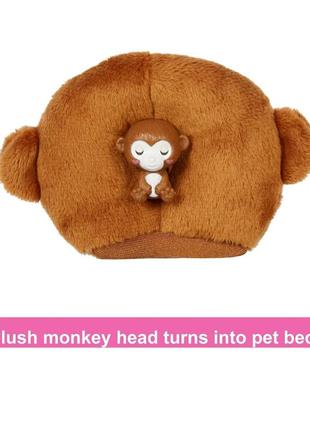 Barbie cutie reveal monkey барбы барби костюм обезьяна кукла кукла6 фото