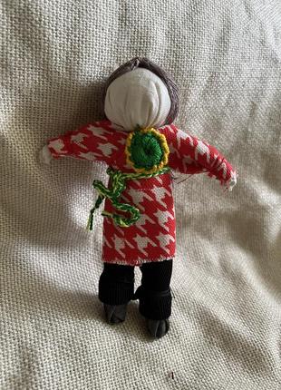 Игрушка мотанка узилковая кукула с ритуальная кукла цветком аксессуары комнаты подарок мамочки антенные мотанки кукло1 фото