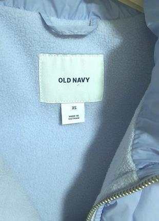 Жилетка женская old navy голубая теплый жилет2 фото