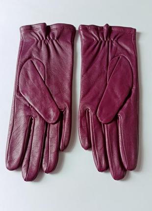 Симпатичные кожаные женские перчатки marks & spencer2 фото