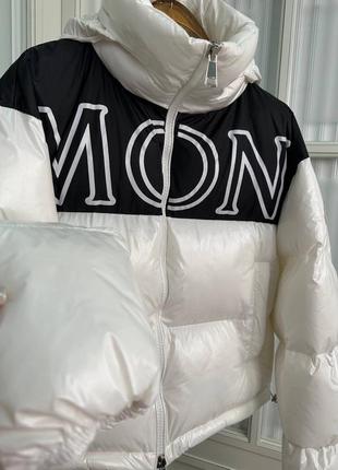 Белая куртка монклер moncler7 фото