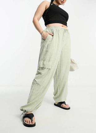 Шикарные женские брюки карго1 фото
