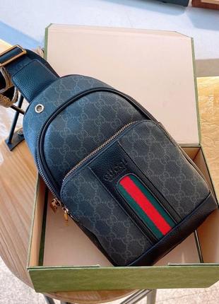 Слинг бананка gucci