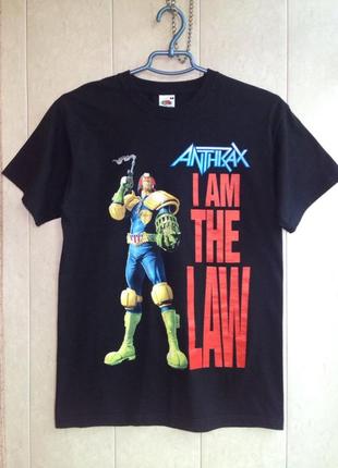 Anthrax  на футболке fruit of the loom