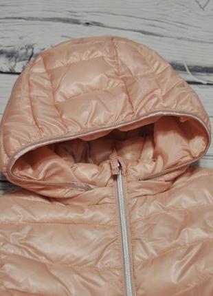 6-8/8-10 лет h&amp;m новая фирменная демисезонная легкая стеганая утепленная куртка пуховик девочке7 фото