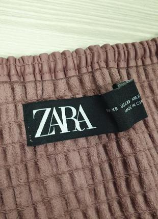 Кожаный топ zara3 фото