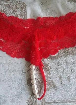 Трусики з перлами