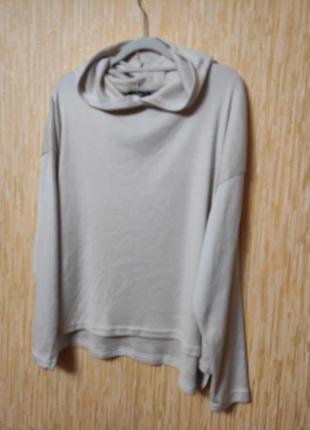 Віскозний жіночий светр джемпер бежевий р.52/eur446 фото