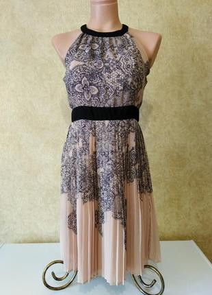Коктейльное платье плиссе гофре размер 34/361 фото