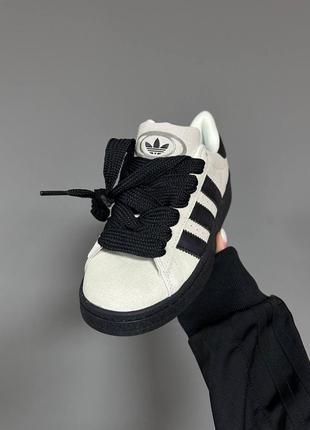 Кроссовки adidas campus “grey/ black sole”4 фото